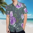 thumbnail image 5 of High Quality Hawaiian Shirts for Men Short Sleeve Aloha Beach Shirt Floral Summer Casual Button Down Shirts Blouses JRO4IQ, 5 of 7