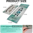 thumbnail image 3 of Teal Farmhouse Kitchen Floor Mats Set of 2 Anti-Fatigue 0.4 Inch Thick Green Rustic Cute Home Kitchen Rugs Non Slip Waterproof Comfort PVC Mat Decor for Sink Laundry 17.3 x 28+17.3 x 47 Inch, 3 of 6