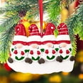 thumbnail image 6 of Personalized Christmas Trees Ornaments, Gnomes Personalized Family Christmas Ornaments, Custom Names, Family of 4, 6 of 8