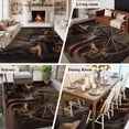 thumbnail image 5 of 8'x10' Area Rugs, Western Vintage Indoor Outdoor Area Rug for Living Room Bedroom, Country Cowboy Boots Cow Skulls Retro Washable Bathroom Rugs Kitchen Floor Carpet Mats Home Decor Aesthetic, 5 of 8