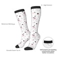 thumbnail image 6 of Fotbe Cute Poodle Dog print Women's Men's Novelty Crew Socks Cotton Socks Knee High Socks for Walking,Running,Nurses,Pregnancy, 6 of 8