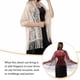 thumbnail image 2 of Bufanda de mujer, bufandas de ganchillo, chales con borlas, capa de boda para dama de honor, fiesta de noche, chal Vintage conveniente portátil Ropa, zapatos y accesorios Miscelánea Rojo púrpura Sonducket AP015018-12, 2 of 6
