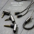 thumbnail image 3 of MEE audio Universal MMCX 2.5mm Balanced Audio Cable with 3.5mm Balanced, 4.4mm Balanced, and 3.5mm Stereo Adapter Set for Astell&Kern, FiiO, Sony, HiFiMan, and Other Balanced Sources, 3 of 3