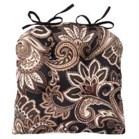 Better Homes&gardens Bhg Paisley 17x17 Ch Pad-black