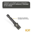 thumbnail image 4 of Herramienta Matraca Kingsman 300326 Dado Hexagonal Universal 1/4-3/4in 3 Pzs gris, 4 of 8