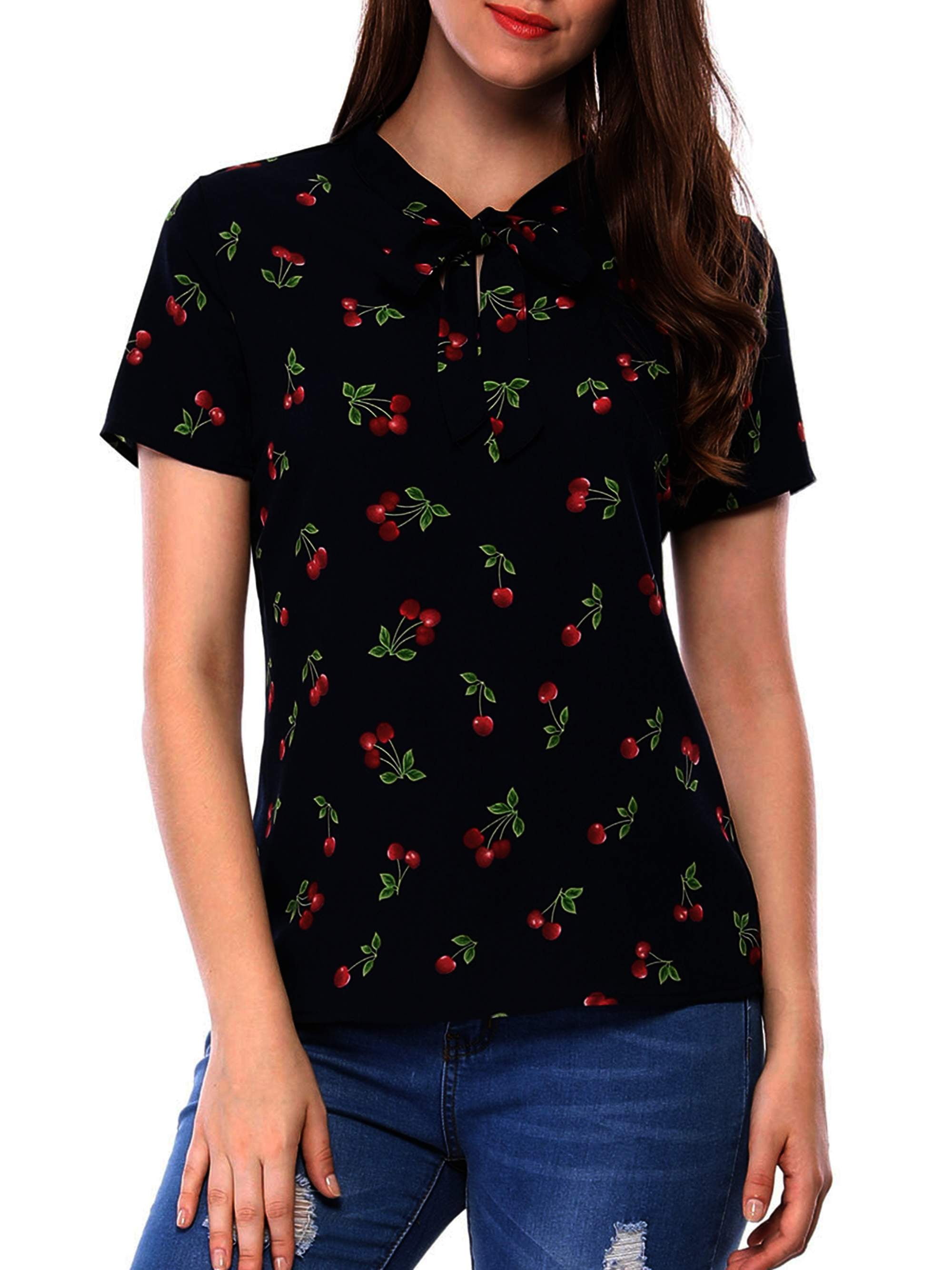 Womens cherry shirt Clearance