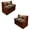 Bear American Flag Wood, variant on ZUXONGSY Butterfly Flower Pattern 4 Pcs RV Dinette Cushion Covers Stretch Sofa Furniture Protector Breathable Loveseat Sofa Chair Cover Sofa Slipover for Travel Trailer Couch