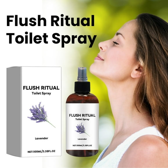 Riforla 100ml Natural Mist for Indoor Odor Elimination Freshen up Your Home with Soothing Aroma Oil Infused for & Family Quick Easy Spray Bathroom Products White 12X5x5CM
