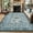 Blue, variant on GlowSol 5'x7' Area Rug Botanical Cottagecore Indoor Rugs Washable Low Pile Non-Slip Accent Rugs for Living Room Bedroom, Green
