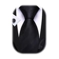 thumbnail image 1 of Set de Corbata Barry.Wang Clásica de Seda con Pañuelo para Hombre, 1 of 3