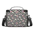 thumbnail image 3 of Lunch Box Pioneer Flower Floral Print Pattern Insulated Lunch Bag for Women Men,Medium Leakproof Lunchbox Cooler Bag Adjustable Strap,10 X 6.7 X 8 Inches, 3 of 6