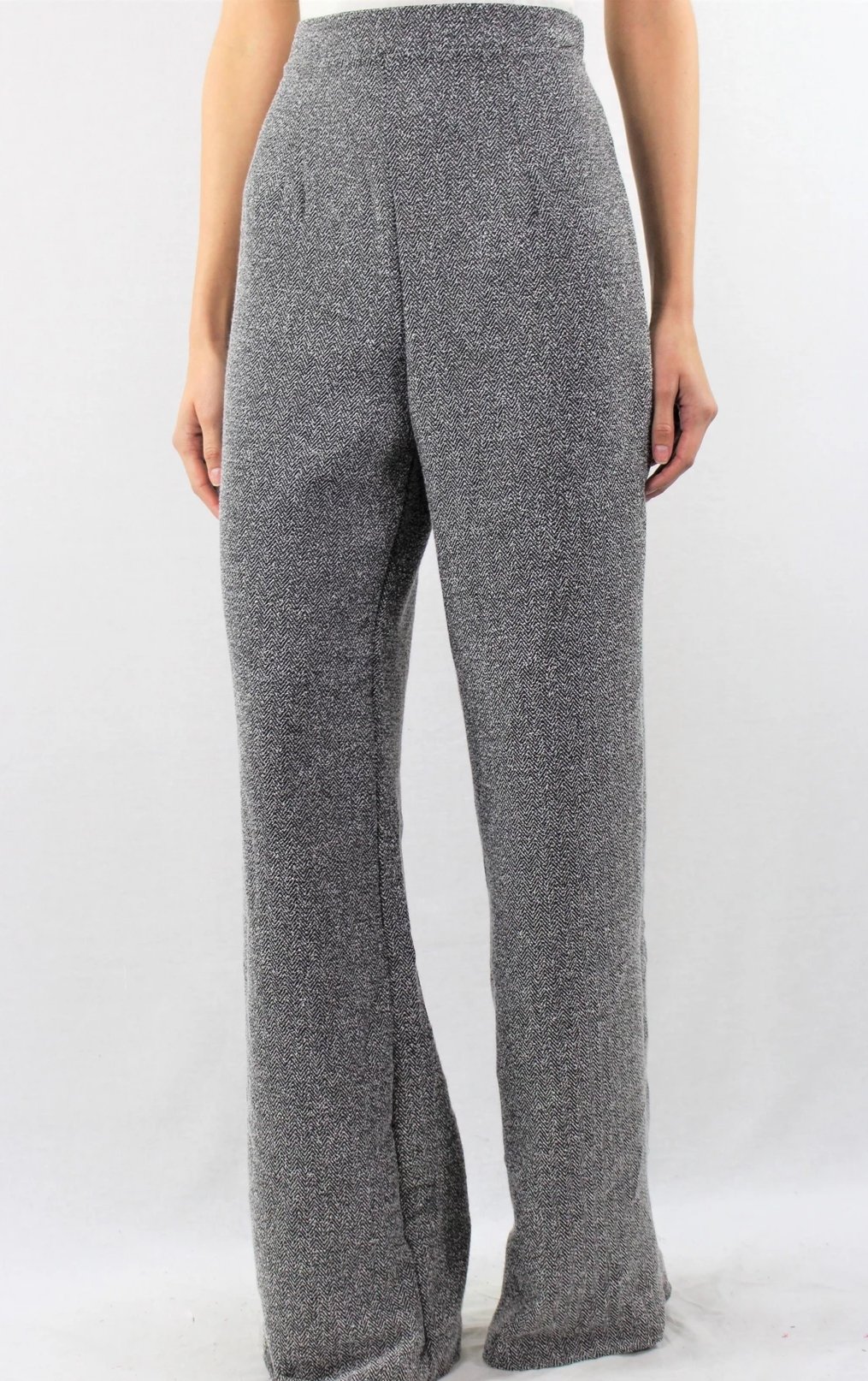 High Waist Bell Foot Pants - Walmart.com