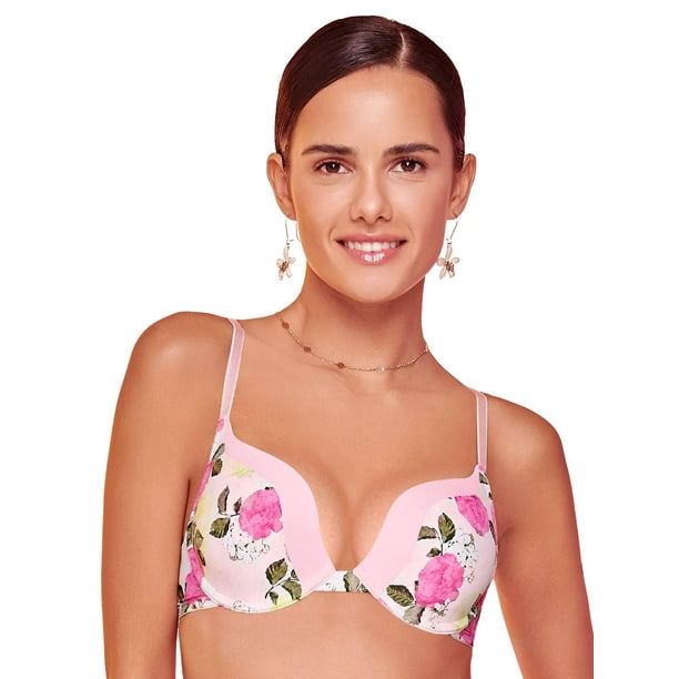 Bra escote profundo Push Up Ilusión 7926 blanco 36C Walmart en línea