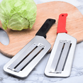 thumbnail image 7 of 2 Pcs Cabbage Chopper Shredder - Stainless Steel Kitchen Knife for Slicing, Grating & Shredding - Perfect for Sauerkraut, Coleslaw, Vegetables - Sharp Blades,Black & Red Handle, 7 of 7