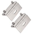 thumbnail image 1 of Solar Mounting Clamp, 2PCS Large Load Capacity Solar Panel Clamp  Shockproof  For Roof PV Mounting System, 1 of 8