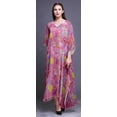 thumbnail image 2 of Bimba Sortie de Plage Kaftan Bikini Robe Maxi pour Femmes Long Caftan Rose Pâle, 2 of 5