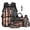 American Flag Bass Fish, variant on Binienty 5 Piece Backpack Set Boys Truck Backpack and Lunch Bag Water Bottle Holder Elementary Middle School Boys Bookbag 17" Insulated Lunch Box Black Pencil Case Back to School Gifts for Students