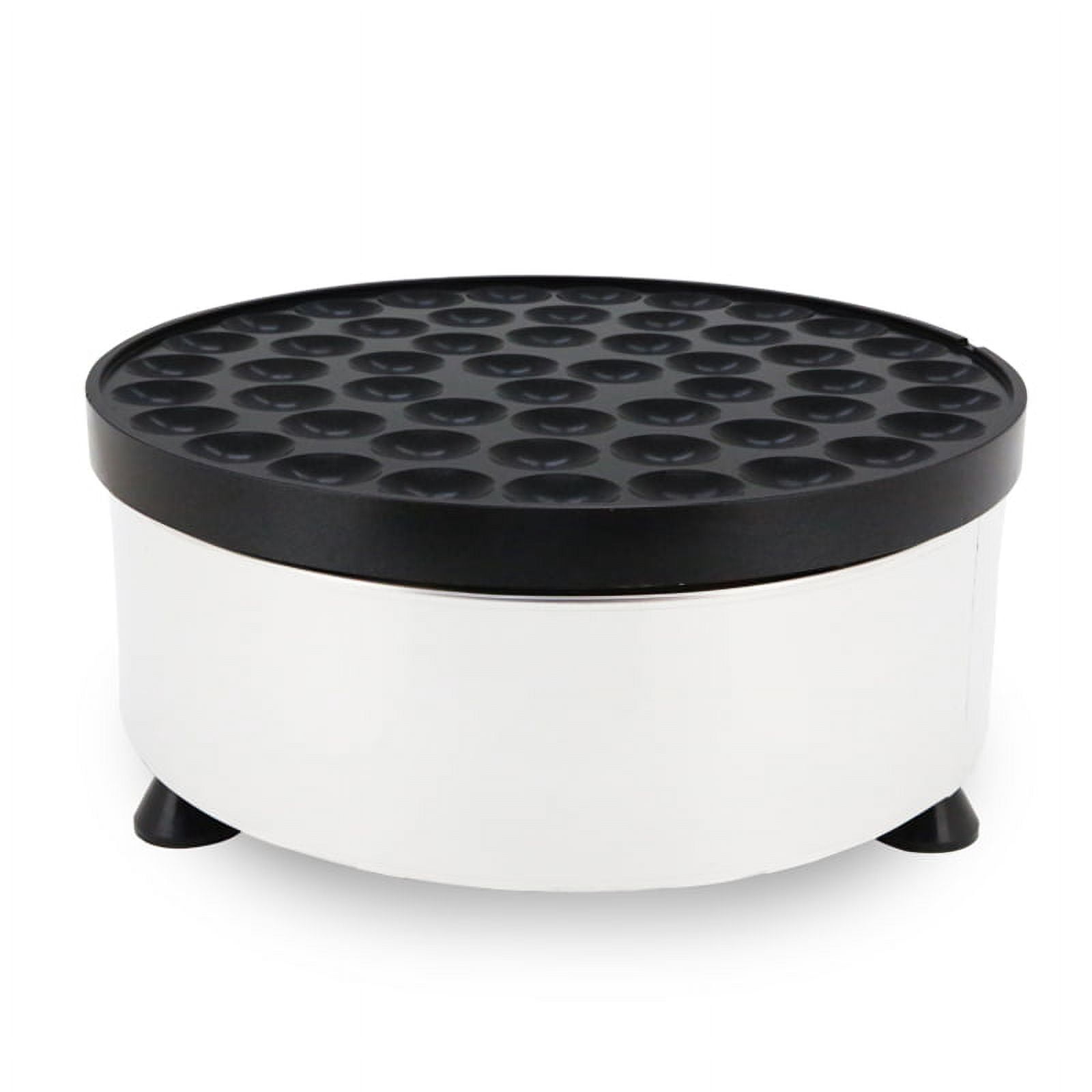 TECHTONGDA Electric Mini Muffin Waffle Machine Round Pancake Crepe Maker Nonstick 52PCS