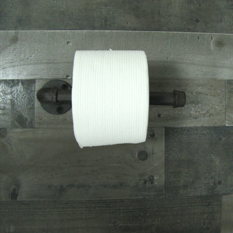 Wall Mount Metal Pipe Toilet Tissue Paper Holder Industrial Decor Rustic TP Rack Wall Mount Metal Pipe Toilet Tissue Paper Holder Industrial Decor Rustic TP Rack