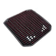 thumbnail image 1 of Cojín de asiento transpirable con cuentas de madera, funda de asiento universal con almohadilla de enfriamiento para coche. Rojo, 1 of 8