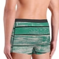 thumbnail image 6 of Salouo Old Green Wooden Print Men's Boxer Briefs,Breathable Underwear Elastic Waistband Briefs for Men -Large, 6 of 8