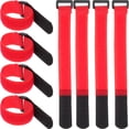 thumbnail image 3 of Miangastore Attaches de Gestion de Câble Rouge Nylon 20 Pcs 7.9 Po Petites Boucles, 3 of 9