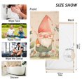 thumbnail image 3 of Gnome in Leaves Hand Towel Bath Towels Face Towels Cotton Absorbent for Home Hotel Spa Swimming Yoga Sports Decorative Towel Set of 2, 3 of 8