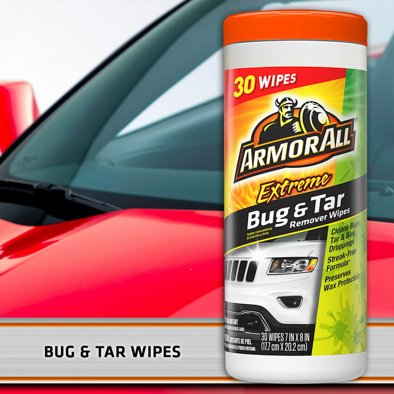 Armor All 17501C Glass Cleaning Wipes, Effective to Remove: Bugs,  Fingerprints, Residue, Road Grime, 30-Wipes #VORG5457957, 17501C