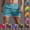 Sky Blue, variant on XDZJLR Men's Shorts Summer Solid Color Rainbow Pocket Drawstring Loose Casual Sports Straight Beach Breathable Mens Running Shorts S-4Xl