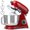 Red, variant on Costway 7 Qt Electric Tilt-Head Food Stand Mixer 3 Attachment w/Power Hub Black