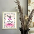 thumbnail image 2 of Designs ByLITA Daddy's Little Girl & Mommy's Whole World, 8 x 10 Wall Print Inspirational (Unframed) | Family Home Decor, 2 of 7