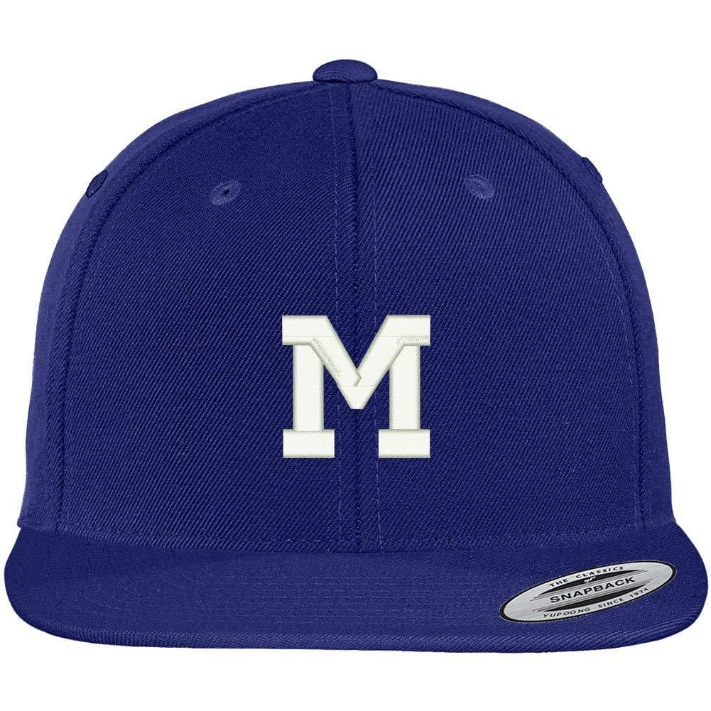 Trendy Apparel Shop Letter M Collegiate Varsity Font Initial