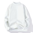 thumbnail image 1 of Suéter de terciopelo de una pieza de otoño e invierno para hombre, suéter de cuello alto de color sólido, suéter informal para jóvenes, abrigo para hombre, 1 of 6