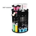 thumbnail image 4 of Maquillaje Organizador Estante ajustable Titular de lápices labiales Cosmético Almacenamiento Rack 7-Capas Contenedores Dormitorio Cuarto de baño Cómoda Negro Inevent CE001631-01B, 4 of 7