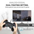 thumbnail image 3 of Wired USB PC Game Controller for Winxp/win7/win8/win10 for PC Computer Laptop Black Gamepad Joystick, 3 of 5
