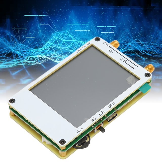Analizador de red vectorial pantalla táctil de 28 pulgadas Diseño blindado de metal Analizador de antena PCB Frecuencia de medición de 900 MHz para detección de amplitud de