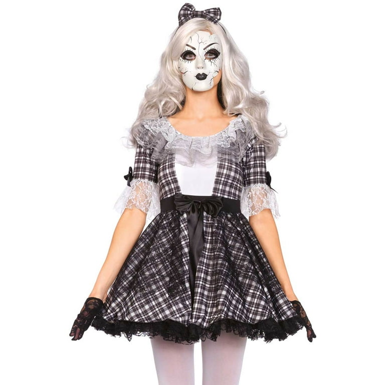 Leg Avenue 3 Piece Porcelain Doll Adult Halloween Costume