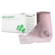 Setopress - Compression Bandage - 4 Inch X 4 Yard High Compression Safety Pin Closure White NonSterile - 1/Each