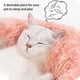 thumbnail image 4 of Camas para gatos para gatos de interior, cama lavable para perros y gatos con forma de dona, cojín de felpa suave para mascotas, cama esponjosa con fondo impermeable para perros y gatos, cama, 4 of 6