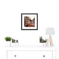thumbnail image 2 of Ingeborg Bernhard Lane In Lauf Germany 8X8 Inch Square Wooden Framed Wall Art Print Picture with Mount, 2 of 4