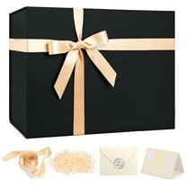 Ayieyill Large Gift Box with Ribbon, Christmas Present boxes with Magnetic Lids, Mother's Day Gift Wrap Boxes for Wedding (13.75*9.75*3.9 inches)
