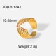 thumbnail image 3 of 4 anillos para mujer de oro de 18 quilates, anillo minimalista, 3 of 4