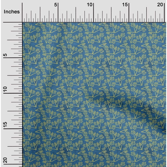 oneOone Viscose Jersey Teal Green Fabric Batik Quilting Supplies Print Sewing Fabric By The Yard 60 Inch Wide - G2