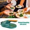 thumbnail image 3 of Injueey Molde de prensado de piel para albóndigas, moldes lavables para hacer pasteles, moldes para masas, envoltorio para panqueques Wonton Herramientas y accesorios para hornear Verde, 3 of 6