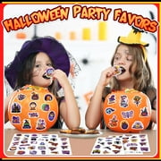 WaaHome Halloween Vinyl Stickers for Kids - 100PCS Holographic Stickers Nightmare Before Christmas Stickers Waterproof Halloween Stickers for Students Halloween Party Favors