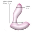 thumbnail image 5 of Softies Dual Silicone Rechargeable 5" G-Spot Vibrator, Pink, 5 of 7