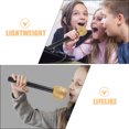 thumbnail image 3 of MOVTOTOP Simulation Prop Microphone 3Pcs Glitter Microphone For Themed Parties, 3 of 7