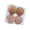 Champagne, variant on YIEMEEN 1 Pack Flocking Ball Ornaments Seasonal Party Supplies For Indoor Decorations