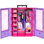 Barbie Fashionistas Ultimate Closet Playset with 6 Hangers and Multiple Storage Spaces