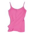 thumbnail image 3 of Siminsem Women's Cotton Padded Tank Tops with Wirefree Built-in Bra Sleeveless Undershirt for Softball Game Practice Yoga Running Daily Wear Breathable Active Tops, Hot Pink, 5XL, 3 of 6